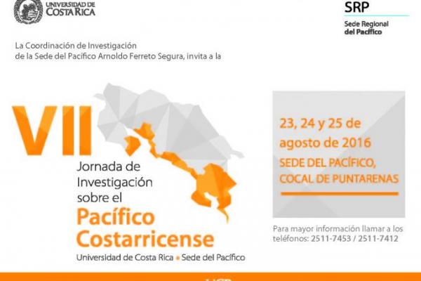 VII Jornada de Investigación sobre el Pacífico Costarricense